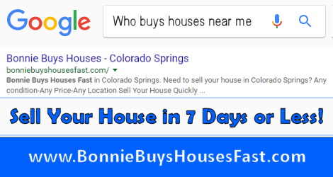 Who Buys Houses Near Me in Colorado Springs