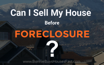 Can I Sell My House Before Foreclosure?